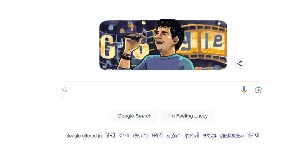 Google Doodle Pays Tribute to Iconic Singer Krishnakumar Kunnath ‘KK’ and His Timeless Hits