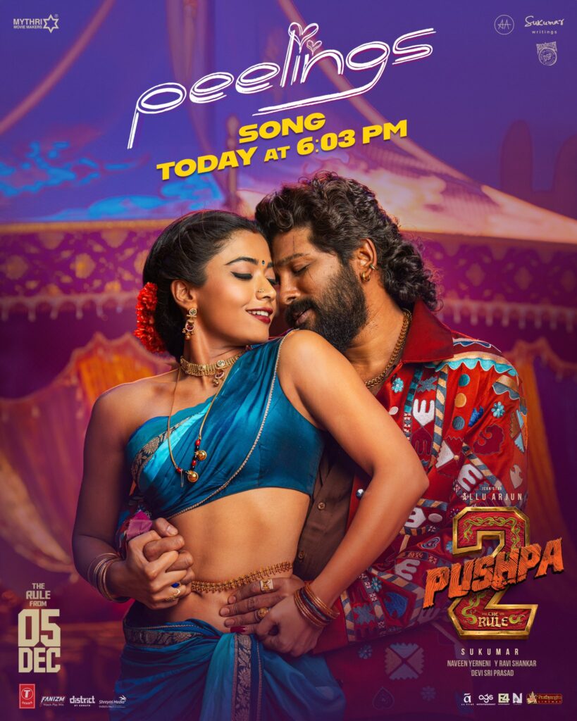 Peelings Song from Pushpa 2, Allu Arjun, Rashmika Mandanna